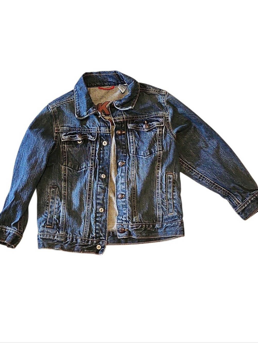 Kids Oshkosh B'gosh Denim Jacket Blue Size 6 100% Cotton